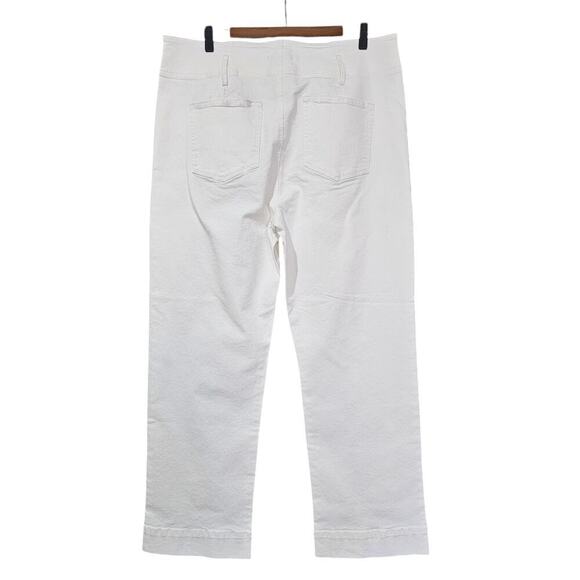 Ann Taylor The Easy Straight Jeans White Size 16 - Picture 5 of 7